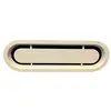 Light alloy louver vents - 600x175mm