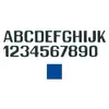 Light blue letter S - 200mm
