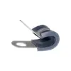Rubber-coated Stainless Steel Hose Clamp - 8mm, Diameter, mm: 8