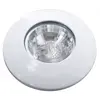 Halogen spotlight white plastic 10W 12V