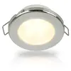 Hella EuroLED 75 LED Recessed Spot RVS - 24V - Spring Clip - Warm White