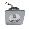 Blue waterproof courtesy light with 1 LED 12V
