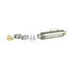Exhaust silencer with mounting kit diameter 24mm