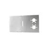 Stainless steel bendable mounting bracket for yachts and boats