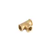 Brass T-piece with thread Thread: 1/2''
