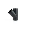 Y-shape adapter for air pipe diameter 75mm