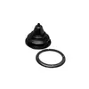 Steering Cable Grommet with Rubber Cap - 152mm - Black