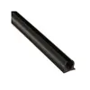 Black V-shaped PVC Guide Rail without Fin - 6m