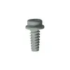 Grey Nylon Knurled Screw - 16mm