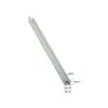 Ivory V-shaped PVC Guide Rail without Fin - 6m