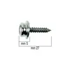 Knurled Button With Screw - 27mm