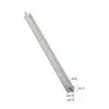 White Aluminum Rail with Fin - 5m
