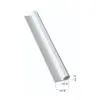 White Aluminum Rail with Fin - 6m