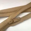Beige Nylon 10mm Zipper with Die-cast Slider - 3m