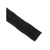 Black Nylon 10mm Spiral Zipper with Metal Slider - 1.5m