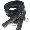 Black Nylon 10mm Zipper with Die-cast Slider - 1.7m