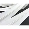 White Nylon 10mm Spiral Zipper with Metal Slider - 2m
