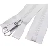 White Nylon 10mm Zipper with Die-cast Slider - 1.8m