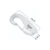 Elastic Nylon Hook for 8mm Cord - White