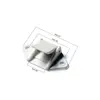 Plastic Buckle with Flap - White