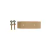 Copper Ground Plate - 203x64mm, Dimensions, mm: 203x64