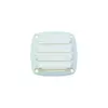 White Nylon Louver Vent - 127x127mm, Dimensions, mm: 127x127, Color: White
