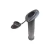 Black Flush Mount Rod Holder, Color: Black