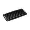 Black Plastic Louver Vent - 200x100mm, Color: Black