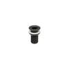 Black Recessed Through-hull - 1"1/4, Color: Black, Thread: M1"1/4