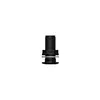 Black Threaded Through-hull - 3/4", Color: Black, Thread: M3/4"