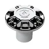 Chromed Water Deck Filler - diameter 38mm, Model: Water, For hose diameter, mm: 38