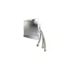 Mixer Tap in Housing with Chromed Square Lid, Color: Chrome