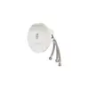 Mixer Tap in Housing with White Round Lid, Color: White