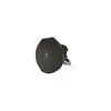 Shower in Housing with Black Round Lid, Color: Black