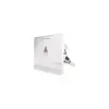 Shower in Housing with White Square Lid, Color: White