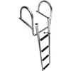 Telescopic and Tilting Ladder - 4 Steps, Length, mm: 1080