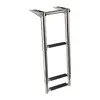 Telescopic Ladder with Lift Handle - 3 Steps, Length, mm: 875
