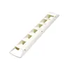 White ABS Louver Vent - 457x87mm, Color: White