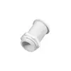 White PVC Through-hull - 25x62mm, Color: White