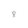 White Recessed Through-hull - 1"1/4, Color: White, Thread: M1"1/4