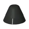 PVC Terminal Cone - Black, Color: Black