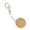 Cork Key Ring - Brass Ring & 50mm Ball