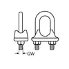 Cable Clamp Ø3mm - A4 Stainless Steel