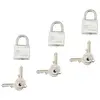 Stainless Padlock Set - Outdoor Use - 6 Keys