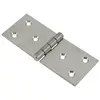 Stainless Steel Round Hinge - 95x40mm - Set of 2
