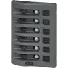 Weatherdeck IP67 Panel with Fuse - 6 Switches Grey