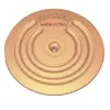 Bronze Ground Plate with Microspheres - Ø128mm