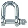 12mm Short Straight Shackle, A4 Stainless Steel