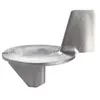 Zinc Anode Trim Tab Mercury 25HP (Post-1990)