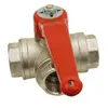 3-Way L-Brass Ball Valve - PN40 - 3/8"